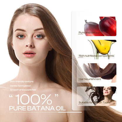 LHOPEBK Nature Organic Batana Oil for Hair Growth: Pure and Natural Batana Oil Deeply Nourishing Scalp for Thicker & Stronger Hair 4.23 FL OZ