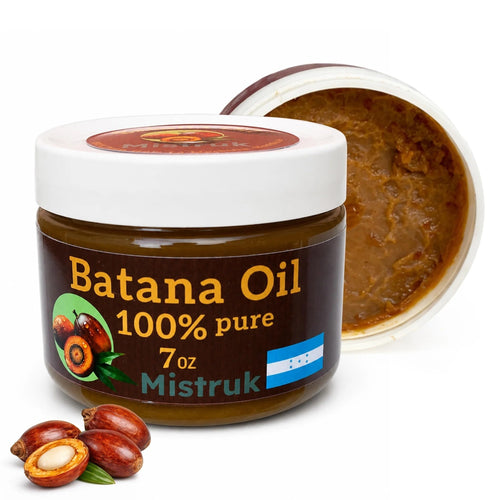 Mistruk 100% Pure Batana Oil from La Moskitia Honduras for Hair Growth (7 oz) Natural Hair Loss Treatment, Unrefined Raw Butter for Dry Damaged Scalp, Deep Repair for Thicker Longer Healthier Hair