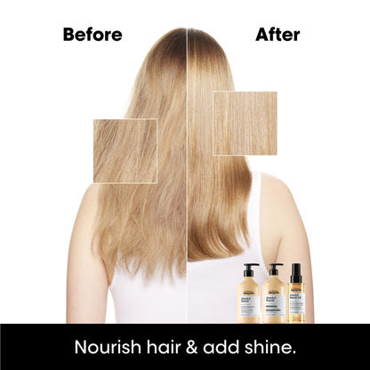 L'Oreal Professionnel Paris Absolut Repair 10-in-1 Oil - Nourishing Multi-Benefit Hair Oil For Dry & Damaged Hair, Smooths, Repairs Damage & Provides Hair Shine, Color Safe