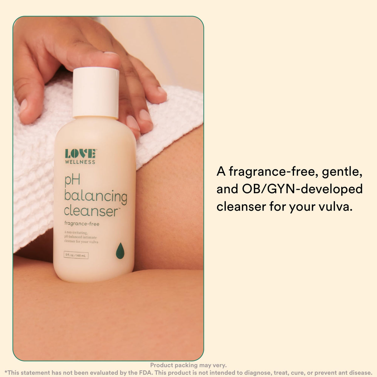 Love Wellness pH Balancing Cleanser & The Killer - Boric Acid Suppositories & Feminine Wash