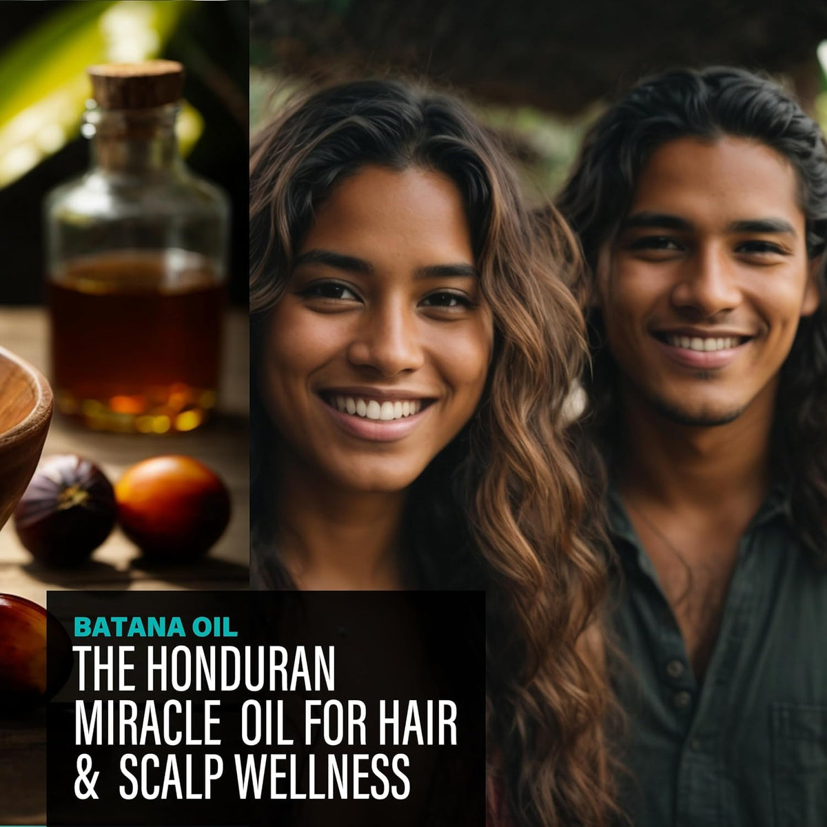 Golden Batana Oil - Dr Sebi Organic Hair Growth Oil from Honduras for Fuller, Thicker & Healthier Hair - 4 oz