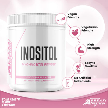 Inositol (Myo-Inositol) Powder 300g - Premium Myo Inositol Powder - Supports Women