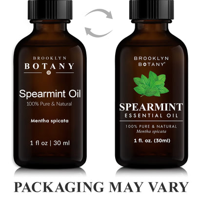 Brooklyn Botany Spearmint Essential Oil - 100% Pure and Natural - Premium Grade Oil
