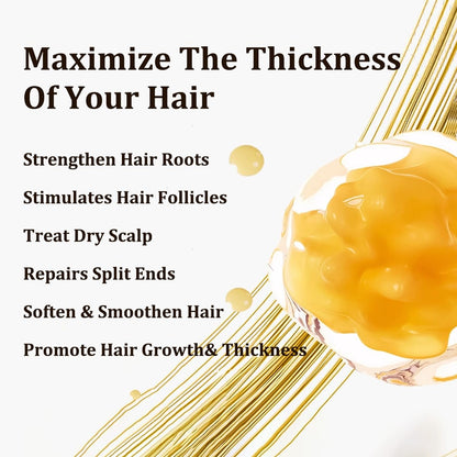 Gypsophila Batana Oil for Hair Growth -100% Pure Natural Hair Growth Oil, Nourishes The Scalp, Eliminates Split Ends, Reduce Hair Loss & Detox Your Scalp (2 Pack) for All Hair Types