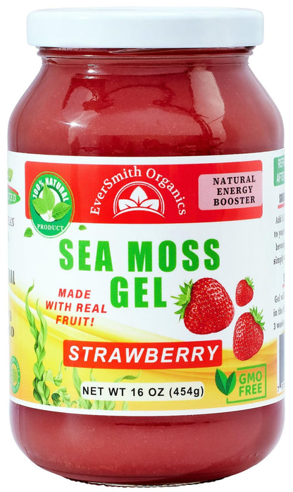 EverSmith Organics - Wildcrafted Irish Sea Moss Gel - Made in USA - Rich in Vitamins