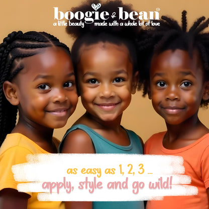 Boogie and Bean Baby and Kids Hair Growth Oil, Nourishing Hair Oil for Infants, Toddlers and Children, Moisturizes Waves, Curls, Coils and Locs
