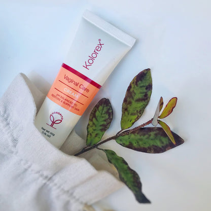 Kolorex Vaginal CareCream, Natural Herbs soothes Intimate Areas, Replenish Sensitive Skin.