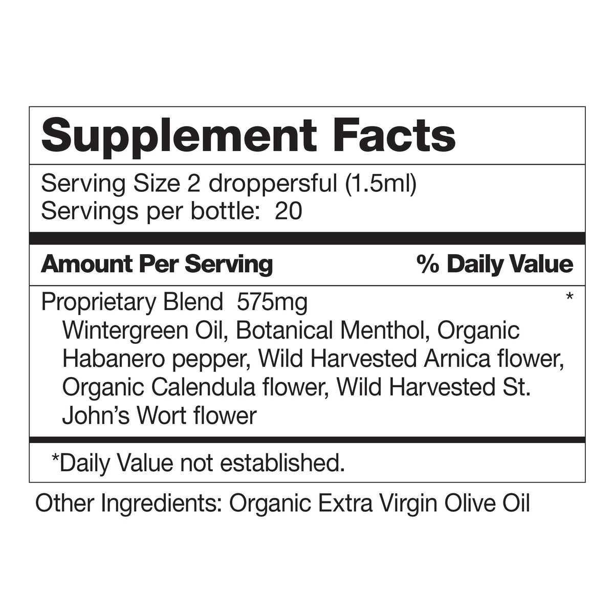 Dr. Schulze's Deep Tissue Oil - Powerful Herbal Support for Muscles, Tendons and Joints