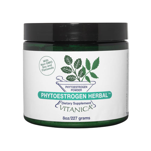 Vitanica Phytoestrogen Herbal Non-GMO PMS, Menopause Relief Supplement for Women