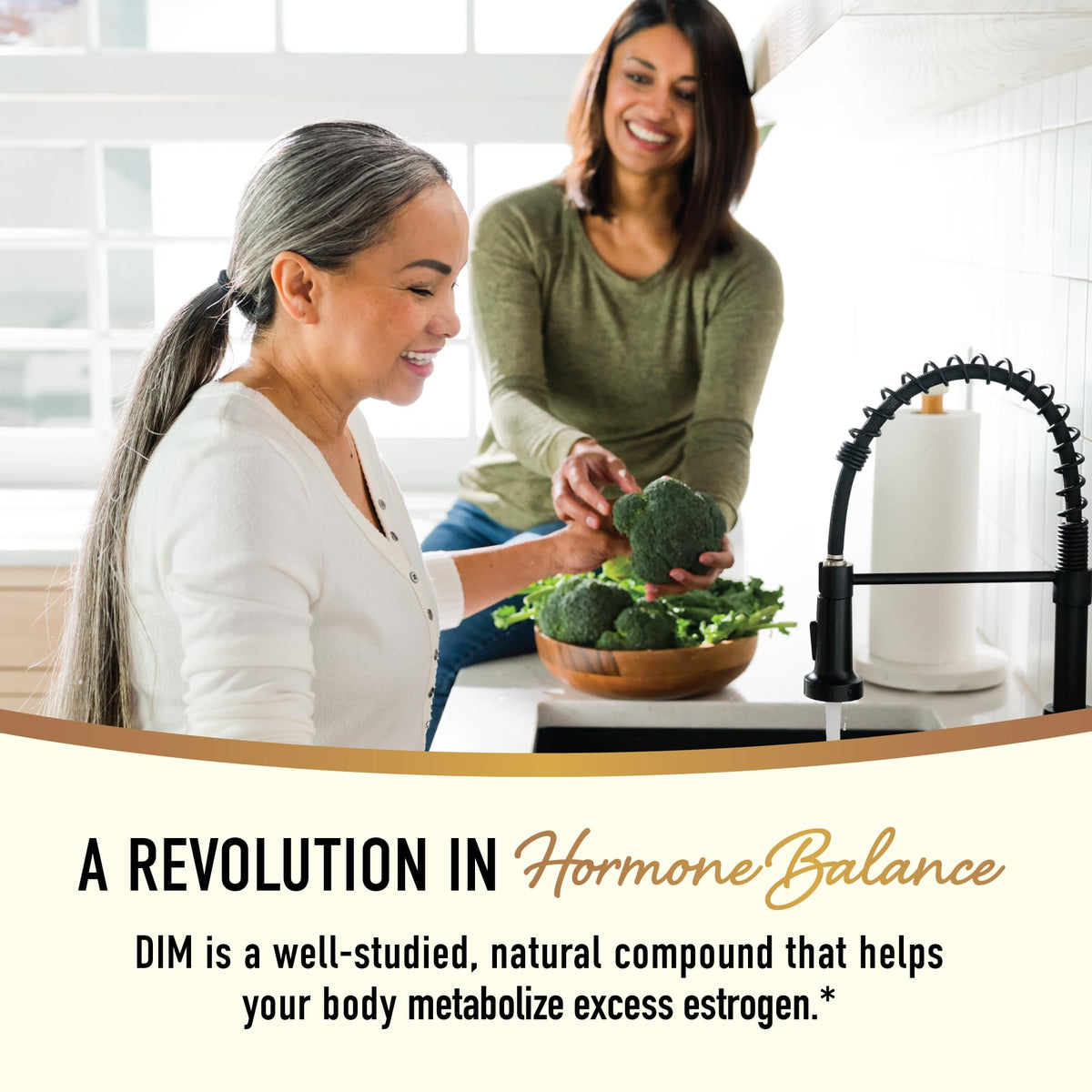 DIM Supplement Liquid Drops 100mg for Estrogen Balance for Women & Men - Hormone Balance