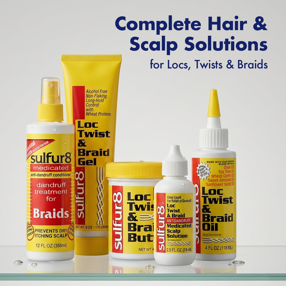 SULFUR8 Loc Twist & Braid Oil 4 oz