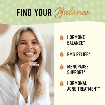 DIM Supplement Liquid Drops 100mg for Estrogen Balance for Women & Men - Hormone Balance