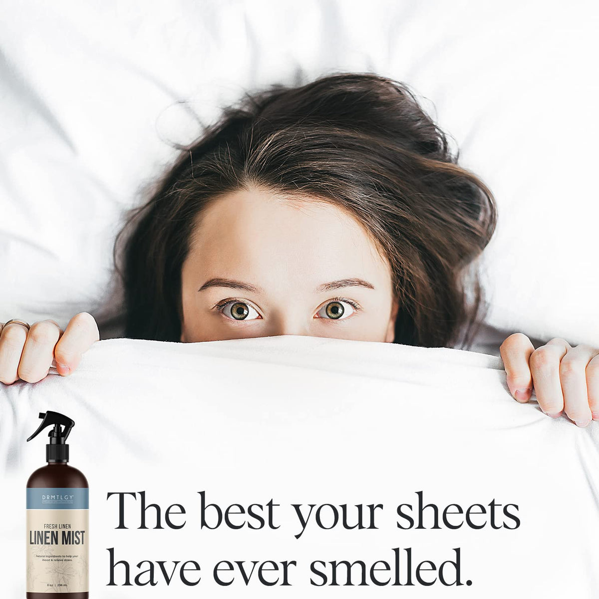 DRMTLGY Natural Fresh Linen Mist and Room Spray - Pure Essential Oils for a Pillow Spray, Linen Mist