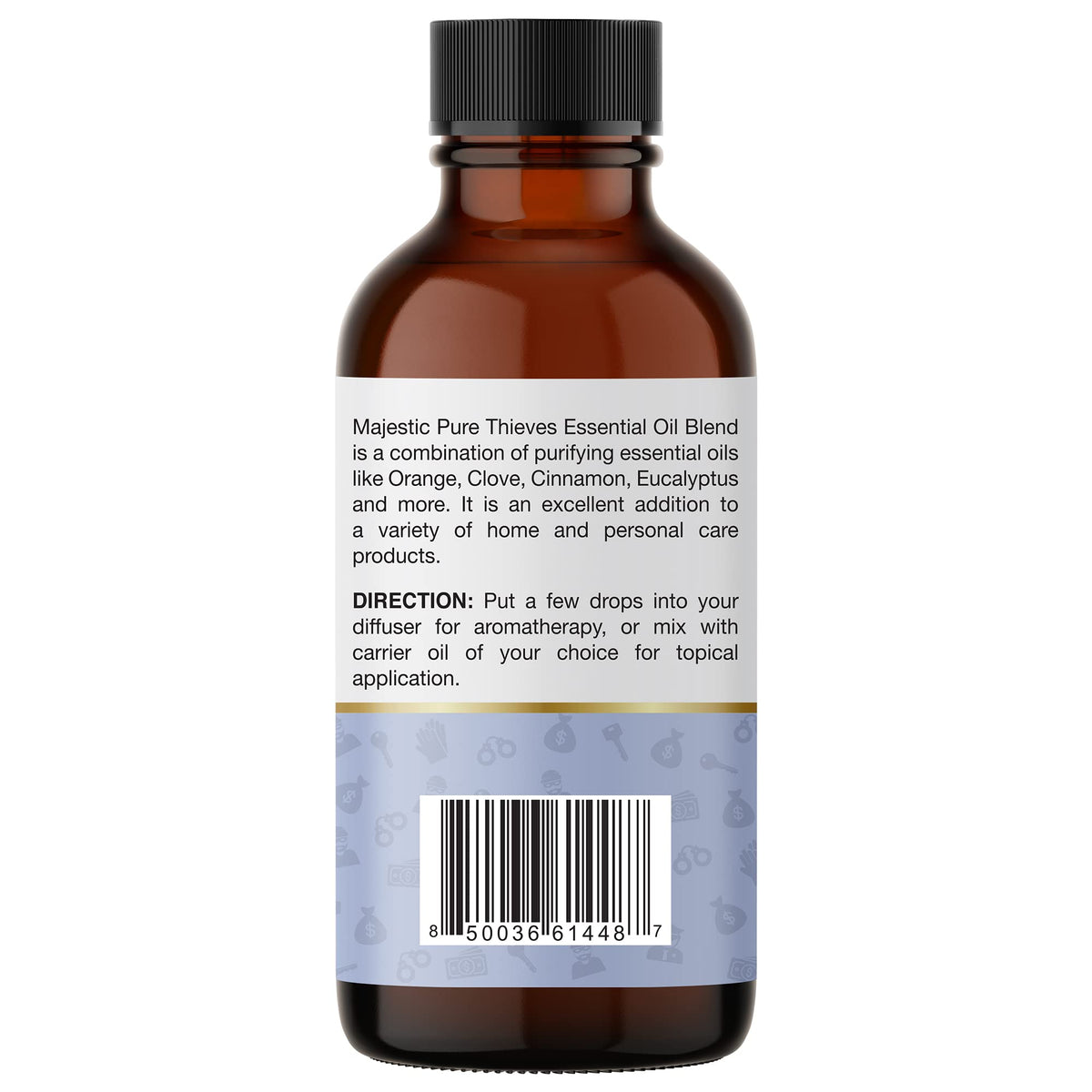 Majestic Pure Thieves Essential Oil Blend - 100% Pure Premium Oil for Uplifting Mood, DIY Products