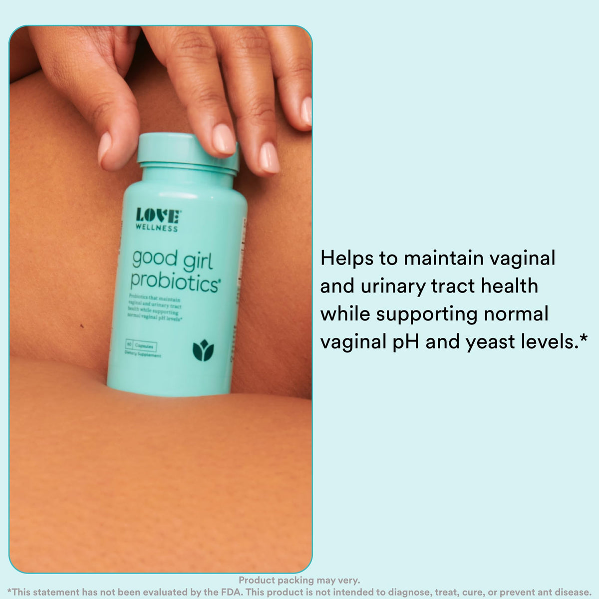 Love Wellness Flora Power & Good Girl Probiotics - Vaginal Suppositories & Prebiotics for Women