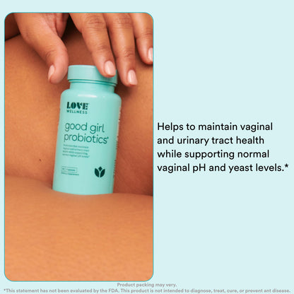 Love Wellness Flora Power & Good Girl Probiotics - Vaginal Suppositories & Prebiotics for Women