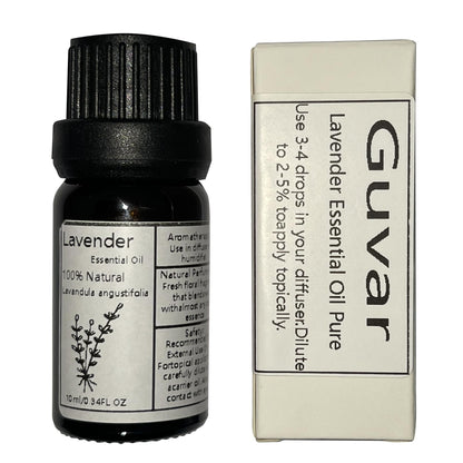 Guvar Lavender Essential Oil Pure for Diffuser for Aromatherapy and Home 100% Pure Natural Extraction