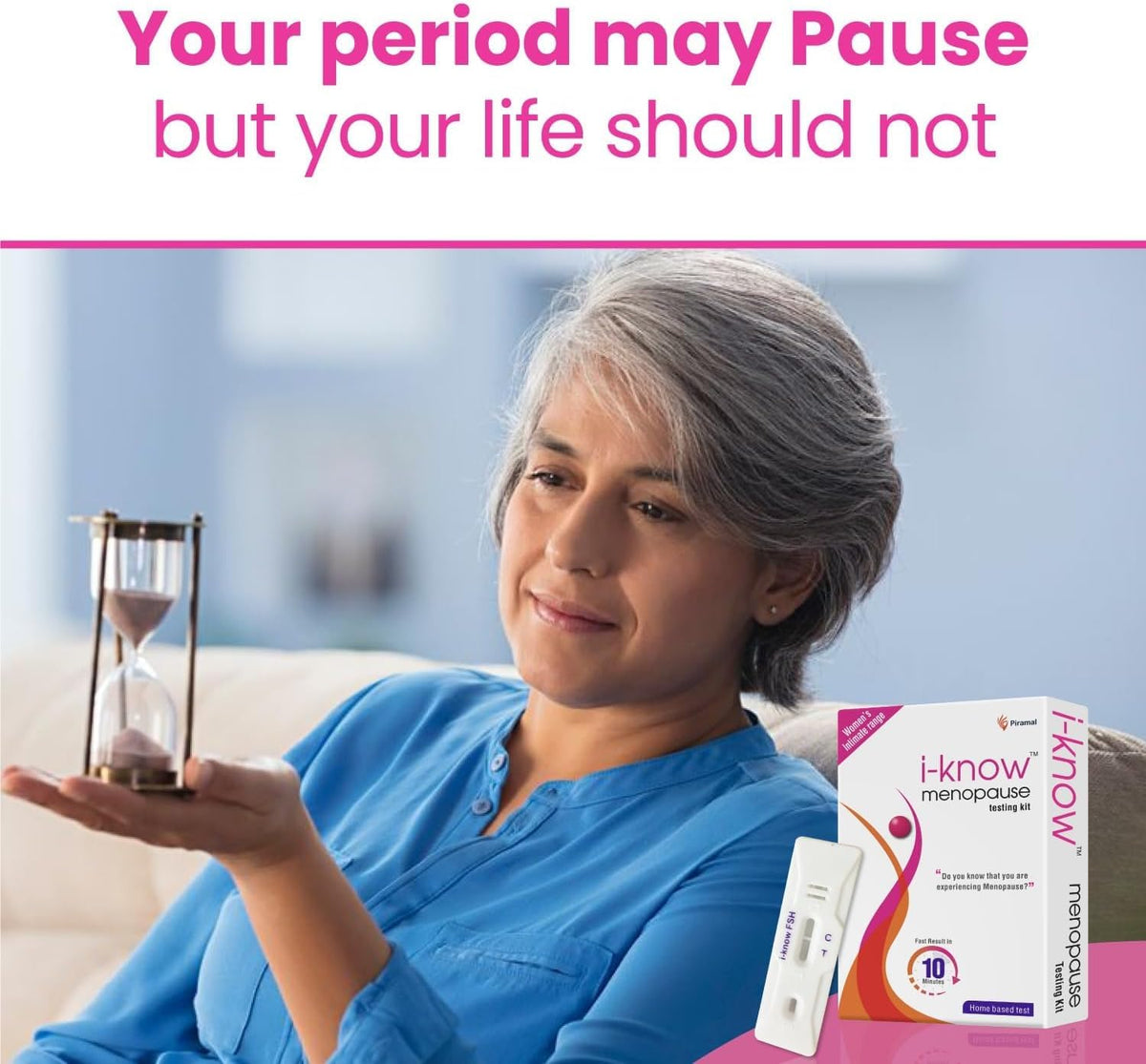 BKL Menopause Testing kit - for Women Facing Menopause Symptoms Like hot Flashes, Night Sweats