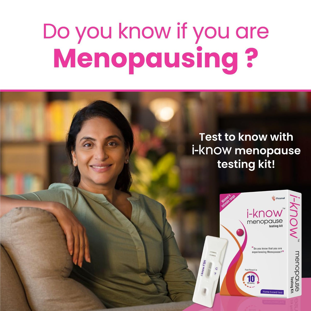 Eleven Zone Menopause Testing kit - for Women Facing Menopause Symptoms Like hot Flashes