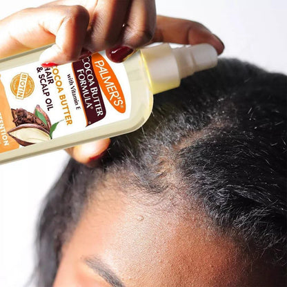 Palmer's Cocoa Butter & Biotin Length Retention Hair and Scalp Oil, 5.1 Fl Oz (Packaging May Vary), (Pack of 2)