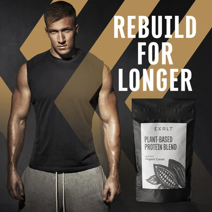 EXALT Vegan Protein Powder - 100% Plant-Based - Gluten Free - Keto Friendly