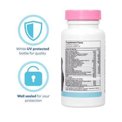 Dr. Talbot's Mom Fertility Support Multi-Vitamins, Aids Ovulation and Helps Prepare Body
