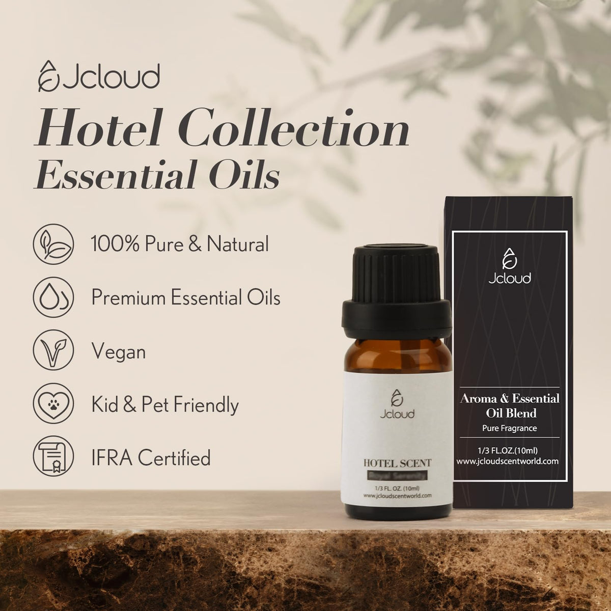 JCLOUD Royal Serenity Essential Oil Inspired by Ritz-Carlton Hotel - Hotel Collection - Pure Aromatherapy