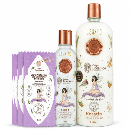 RItual Botanico Keratin Hair Treatment - Keratina Para Alisar El Pelo - Origen Botanico Hair Relaxer - Brillo Sedocidad y Nutrición Frizz Control - Keratina 1000ML/ 33,8 fl oz - 1 LITRO