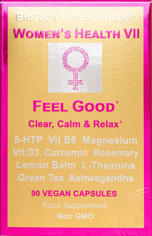 Feel Good, Calm Clear & Relax, Increase Serotonin & Reduce Cortisol + Menopause Support Women's Health