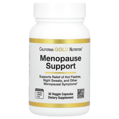 California Gold Nutrition Menopause Support, 30 Veggie Capsules