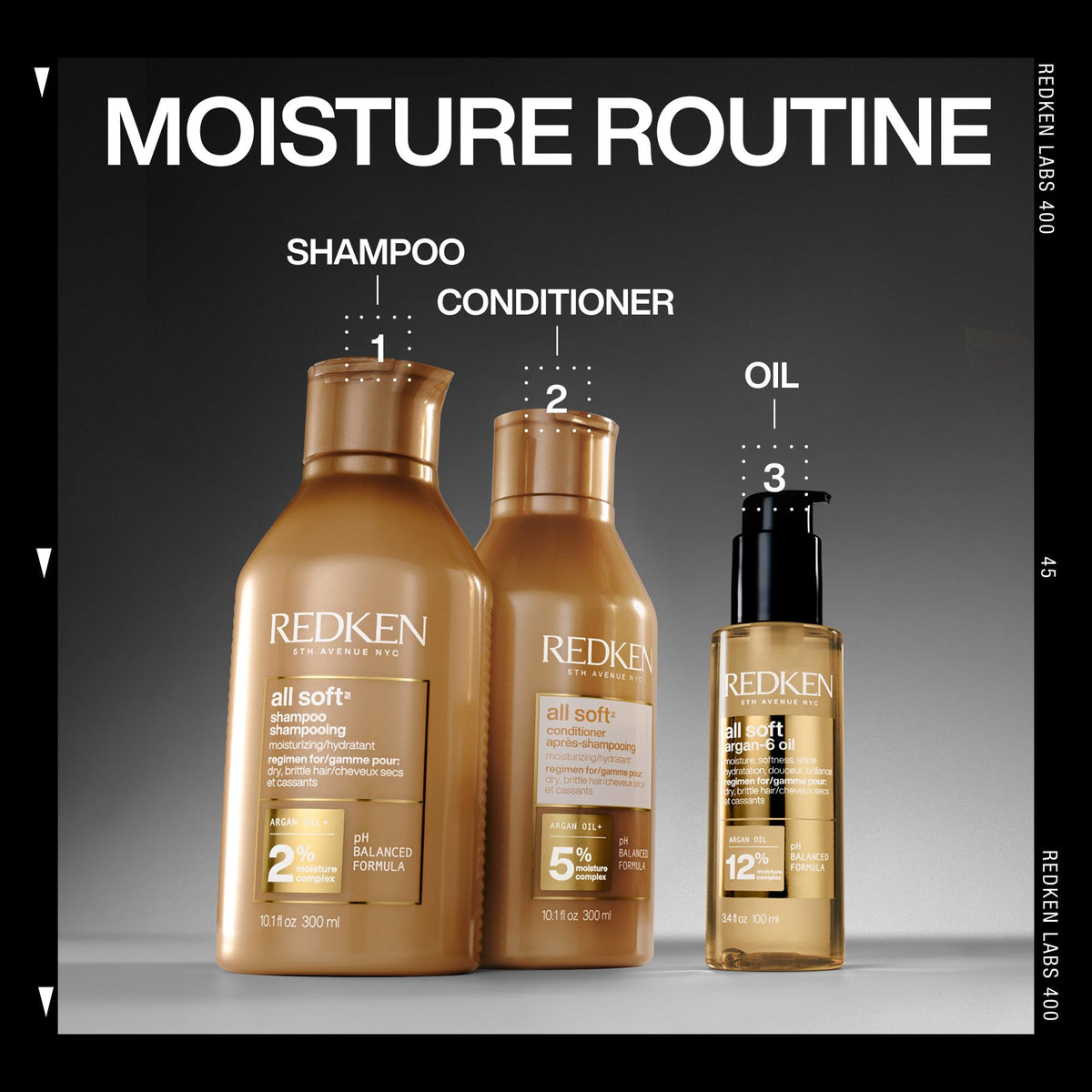Redken All Soft Argan-6 Oil Treatment For Dry Hair - Deeply Conditions Hair, Adds Softness and Shine With Argan Oil