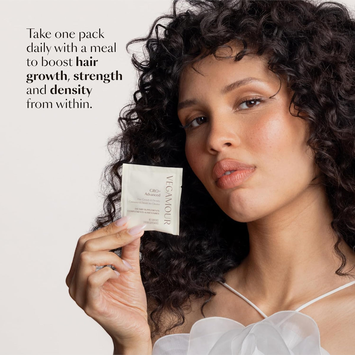 VEGAMOUR GRO+ Advanced Hair Growth and Density Supplement Refill