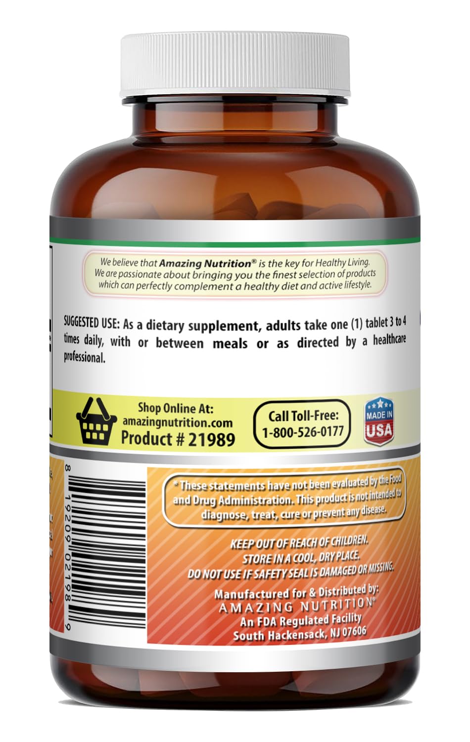 Amazing Formulas Bromelain 500 Mg - Tablets Supplement - Non-GMO - Gluten-Free - Made in USA (Pack of 1 - 240 Count)