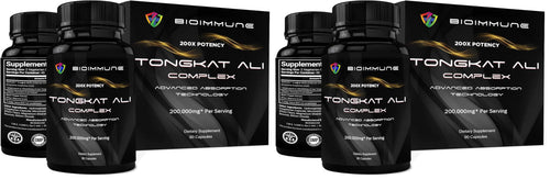 BioImmune Longjack Tongkat Ali Ultra Concentrated Purified Extract Capsules - Strength Muscle Mass, Drive, Performance