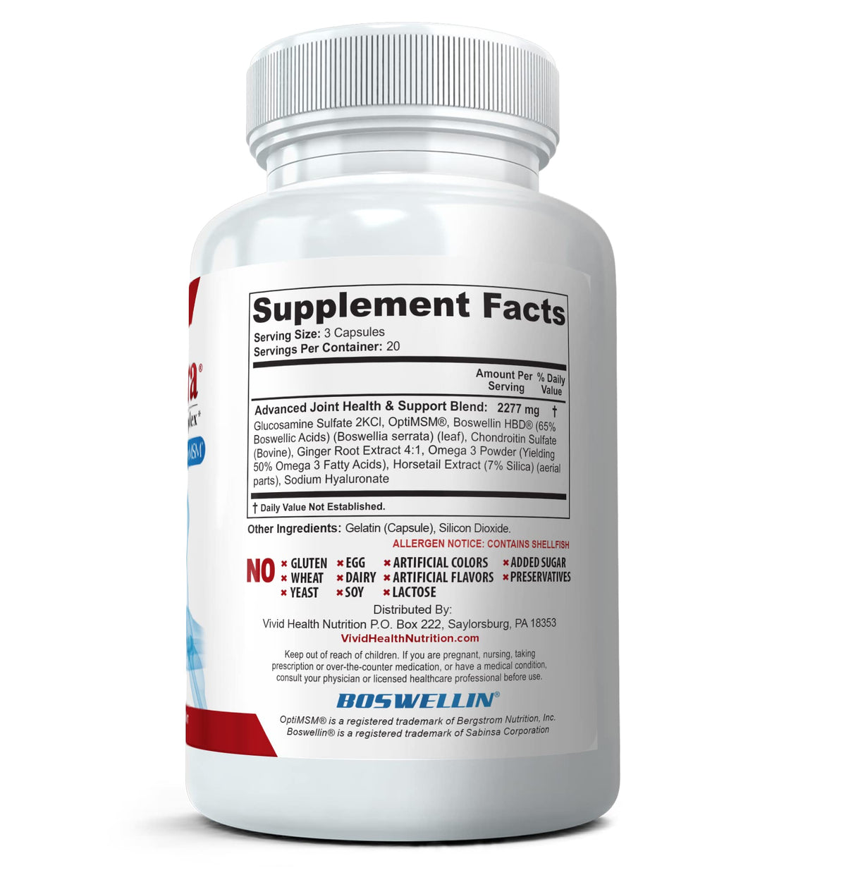 Flexacil Ultra (3 Bottles) Maximum Strength Joint Health & Support Supplement - Glucosami