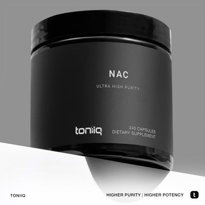 Toniiq 1300mg NAC - 4 Month Supply - Min. 98%+ Tested Purity - Ultra High Strength