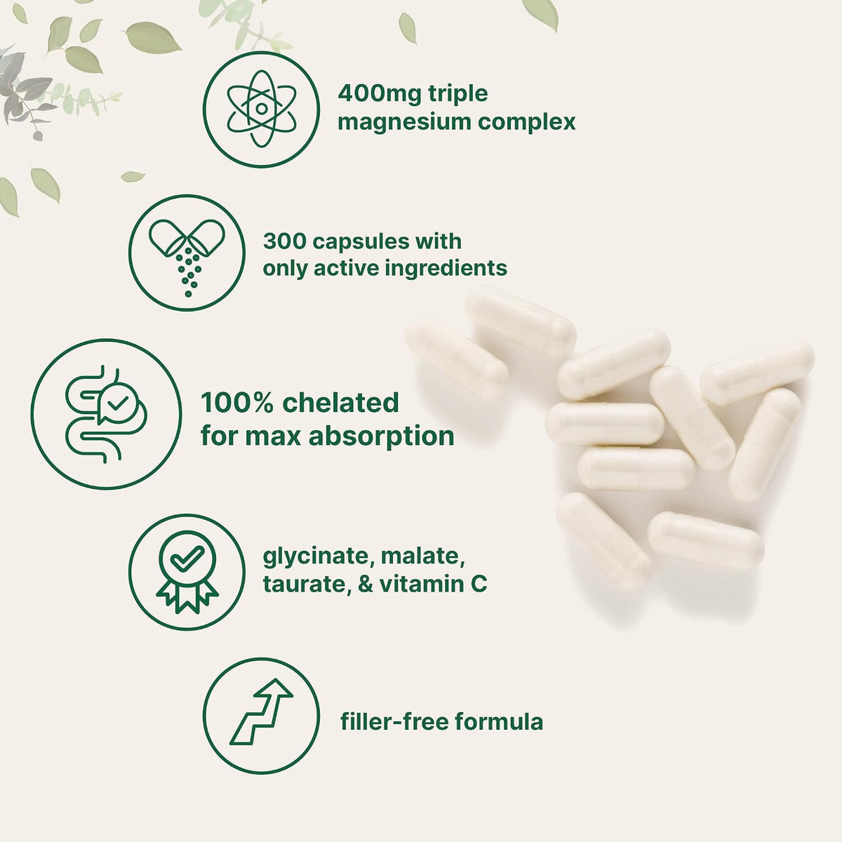 Micro Ingredients Vitamin D3 10,000iu + K2 200mcg Softgels & Pure Triple Magnesium Complex 400mg Capsules - 2 Pack Bundle - Essential D & K Sunshine Vitamins - Glycinate, Malate, & Taurate Forms
