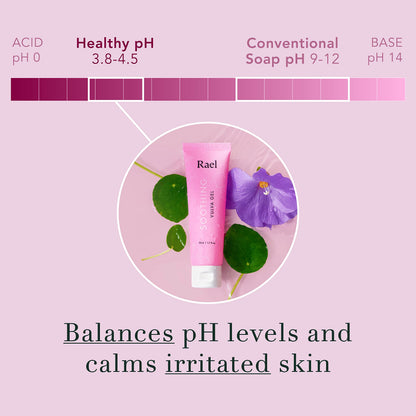Rael Vaginal Moisturizer, Soothing Vulva Gel - pH Balance Intimate Skin Care for Women, All Skin Types