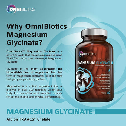 OmniBiotics Ultimate Daily Multivitamin + Magnesium Glycinate + Ashwagandha Root Supplement