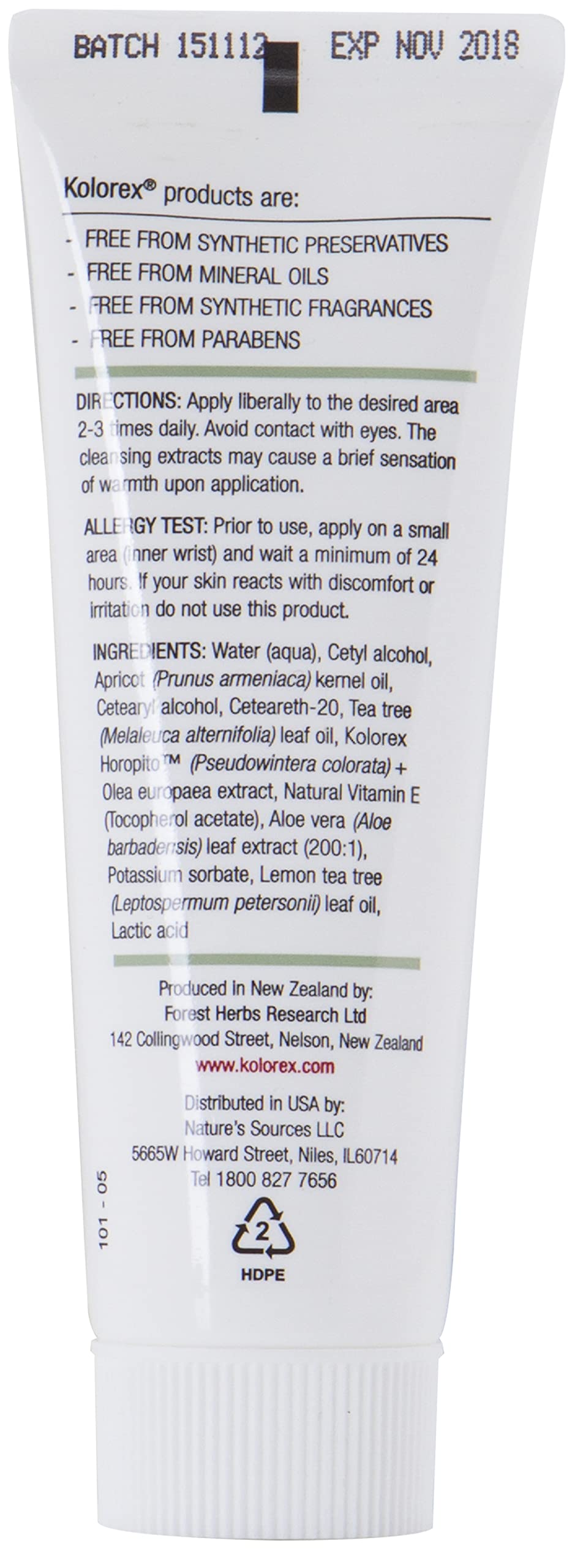 Kolorex Vaginal CareCream, Natural Herbs soothes Intimate Areas, Replenish Sensitive Skin.