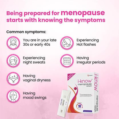 Eleven Zone Menopause Testing kit - for Women Facing Menopause Symptoms Like hot Flashes