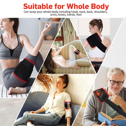 Red Light Therapy Belt, Infrared Light Therapy for Body, Wearable Wrap with Timer