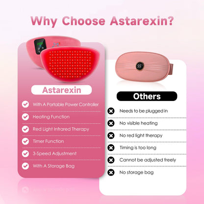 Red Light Therapy Belt Pad: Near Infrared Lamp Pain Relief 156 LEDs Wrap Body Heating Pads