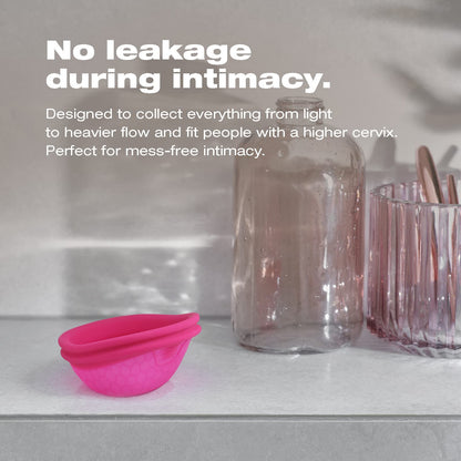 Intimina Ziggy Cup 2 - Extra-Thin Reusable Menstrual Disc, Period Cup, Disposable Menstrual Cup