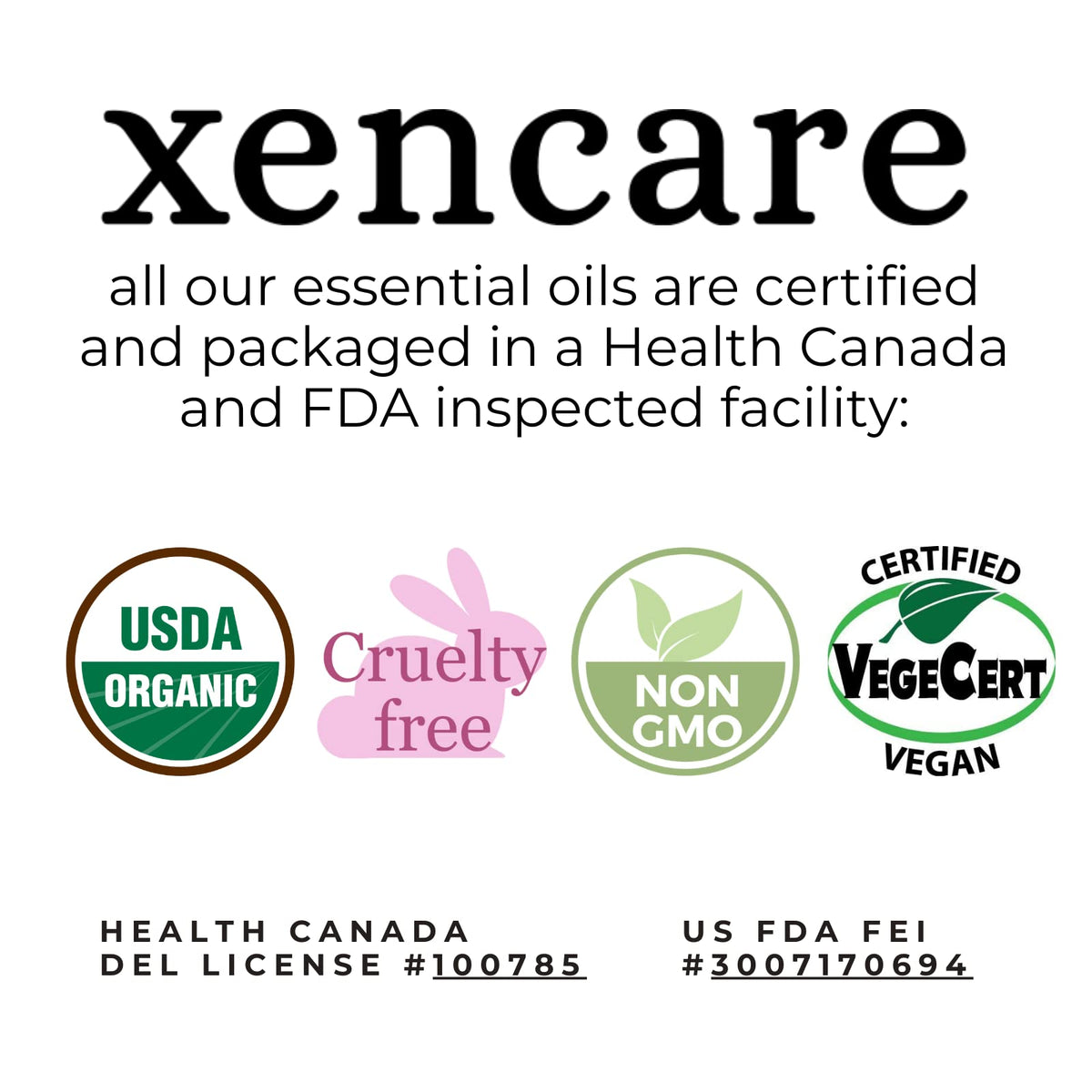xencare Peppermint USDA Organic Food Grade Essential Oil - 100% Pure Natural Undiluted
