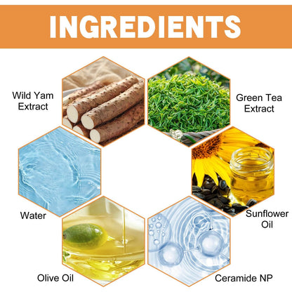 Mzluyin Wild Yam Cream,Annas Wild Yam Cream Organic Wild Yam Root Cream