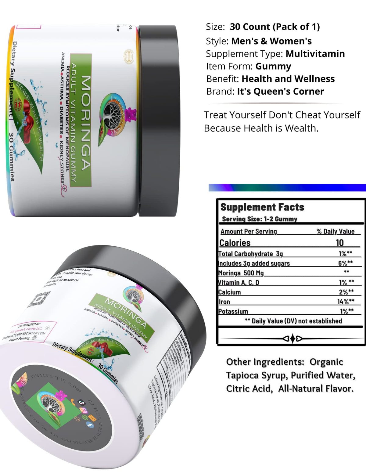 Moringa- Adult Supplement Gummy