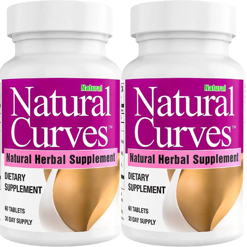 Natural Breast Enhancement Pills with Saw Palmetto Woman Support - 2 Pack
