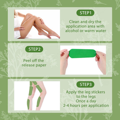 Herballegs Cellulite Reduction Patches, 2 Boxes/60PCS HerbalLegs Patches, Herbal Leg Lifting