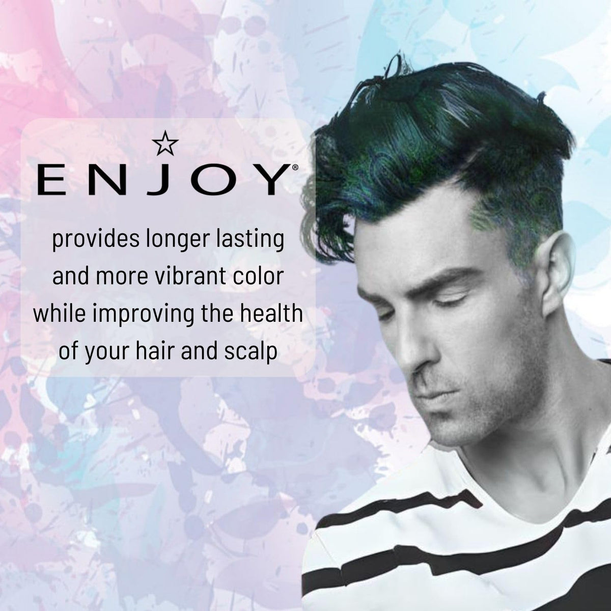 Enjoy Intensive Hair & Skin Treatment Oil, Jojoba & Macadamia Infused Strengthening Formula for Dry, Coarse, or Damaged Hair, Frizz Control & Shine Enhancer, 3.4 Fl Oz